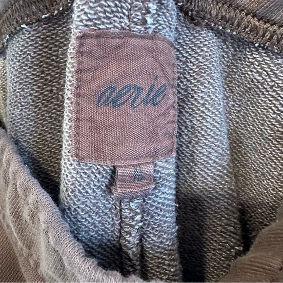 Aerie Brown Universal Slouchy Fleece Sweatpants 320 - Picture 3 of 5